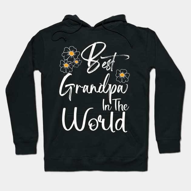 Best Grandpa In the World Happy Father's Day Gift for Papa Hoodie by Happy Solstice